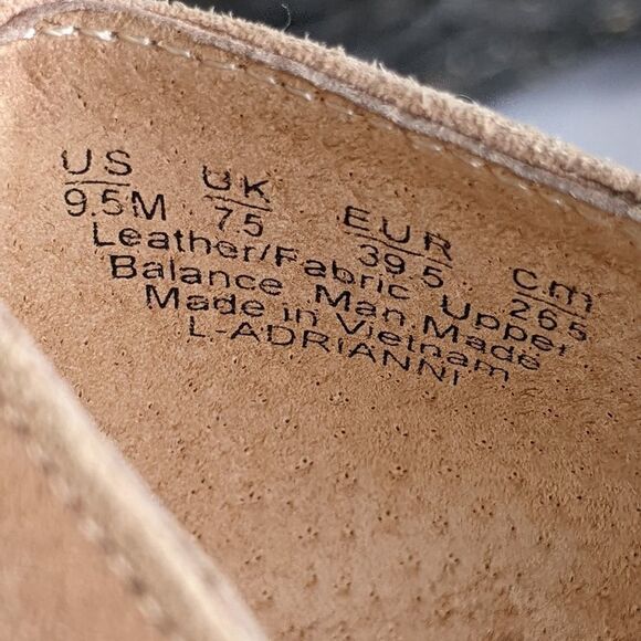 Franco Sarto Adrianni Pointed Toe Knotted Loafers, Peach - Picture 10 of 10